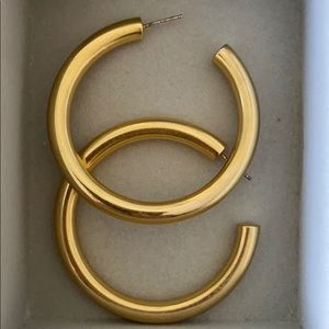 Gold Chunky Hoops